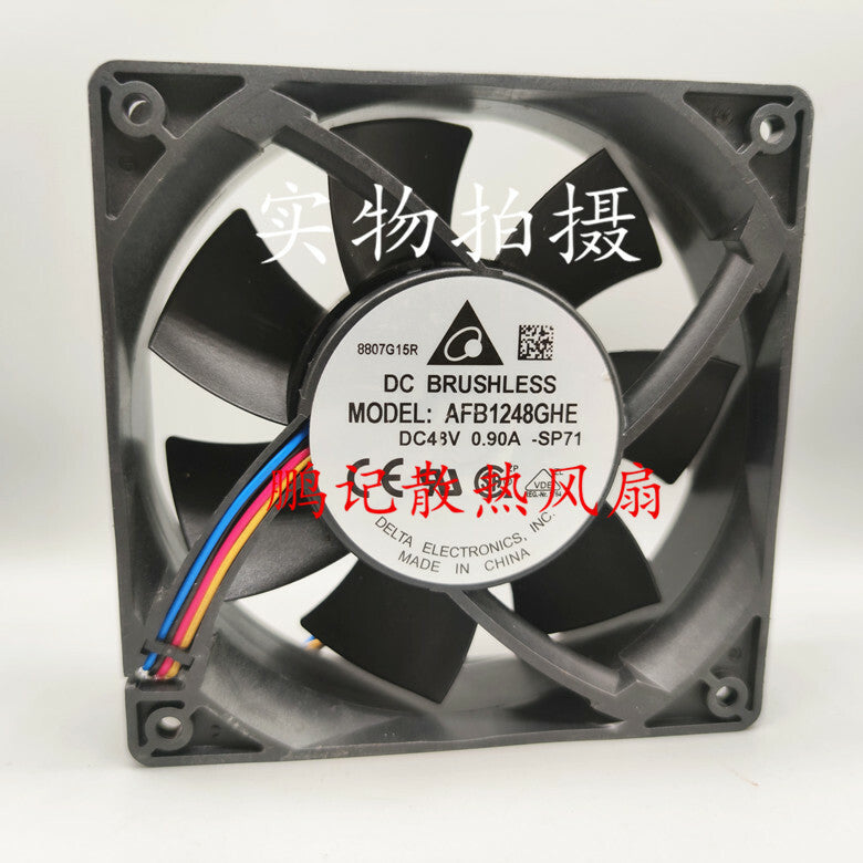 Delta AFB1248GHE 48V 0.9A 12038 12cm 4-wire fan
