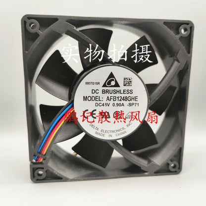 Delta AFB1248GHE 48V 0.9A 12038 12cm 4-wire fan