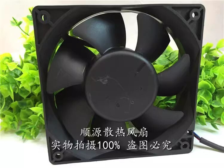 PELKOMOTORS R1238H48BPLB1-7 12038 DC48V 0.18A 12CM 3-Wire Inverter Cooling Fan