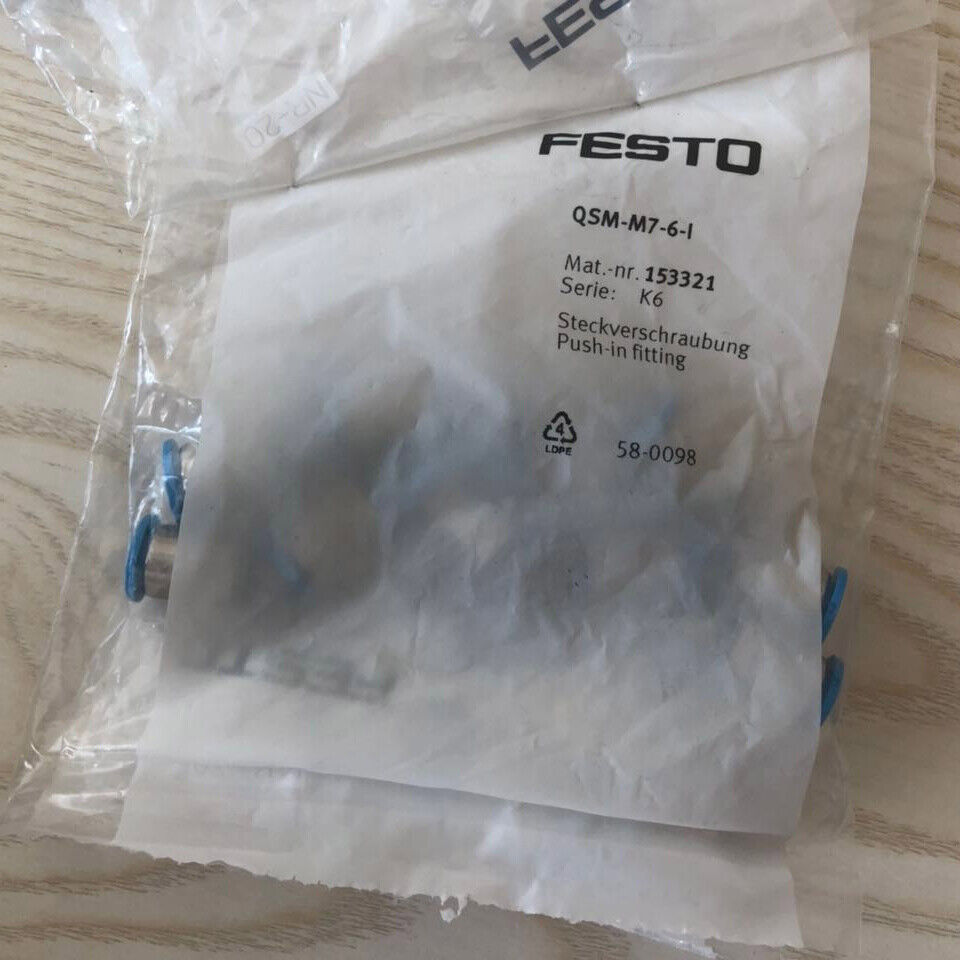 Festo QSM-M7-6-I 153321 Fittings Kit 10 Piece Set - FESTO