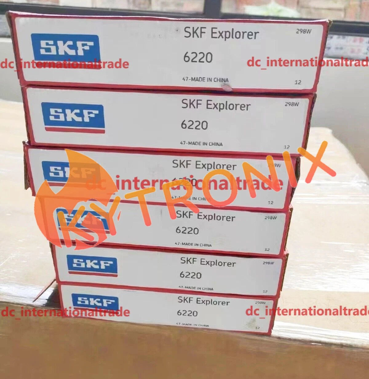 SKF 6220 single row deep groove ball bearing 1PCS