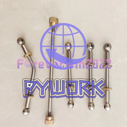 Four-button double-row French horn Slotted beam Button string shaft Linkage~