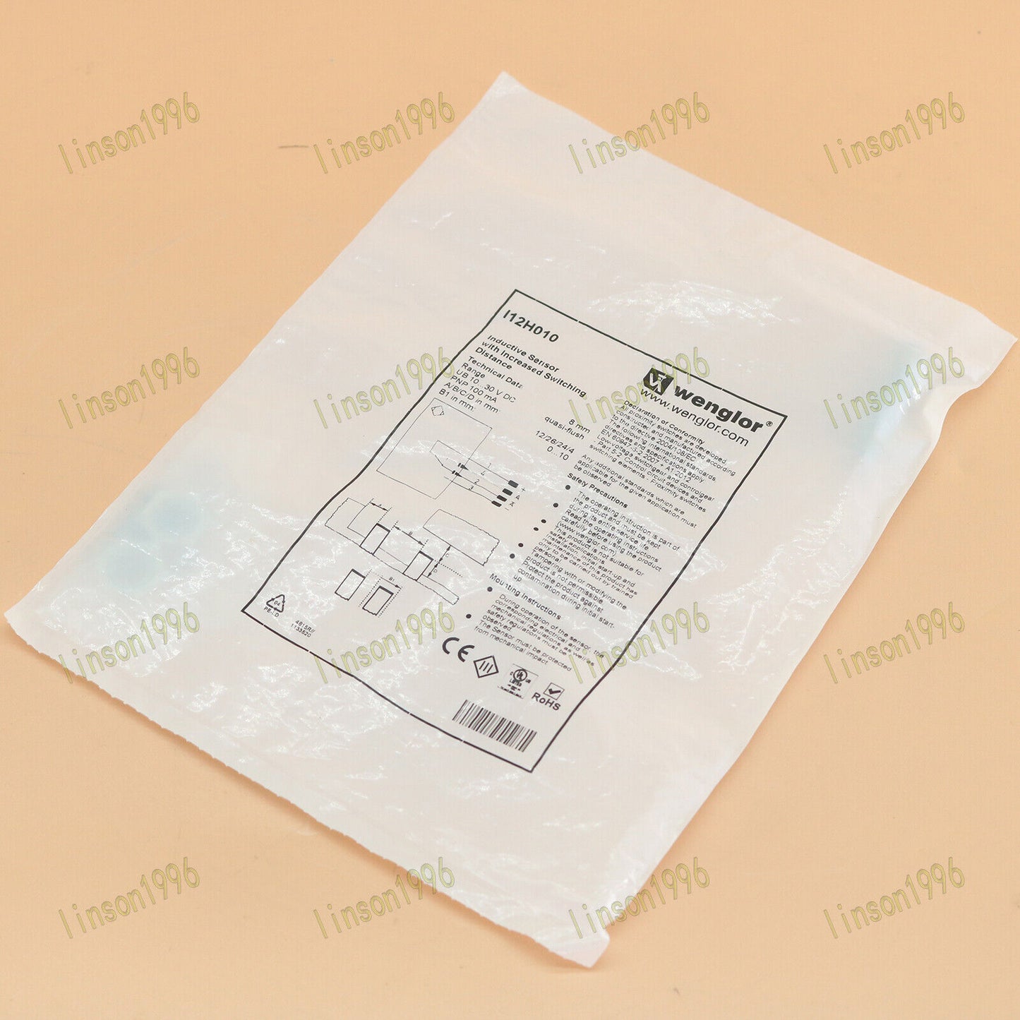 Wenglor I12H010 Sensor - Fast 1PC Unit - WENGLOR