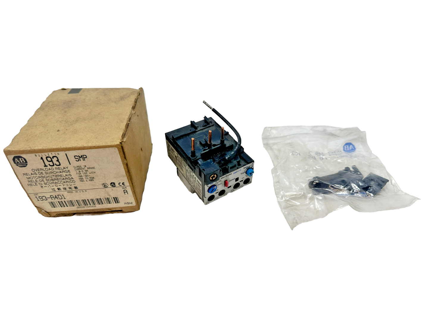 new Allen Bradley 193-A4D1 Overload Relay - ALLEN BRADLEY