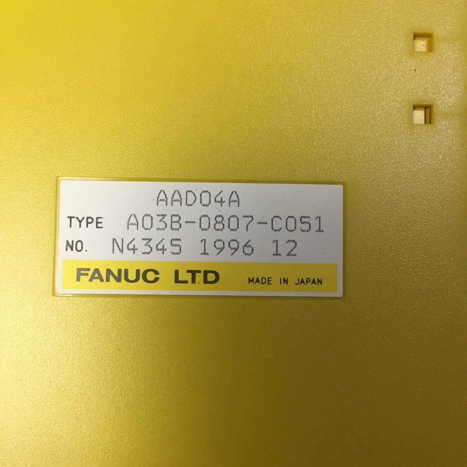used One  Fanuc A03B-0807-C051 IO module Tested in Good Condition