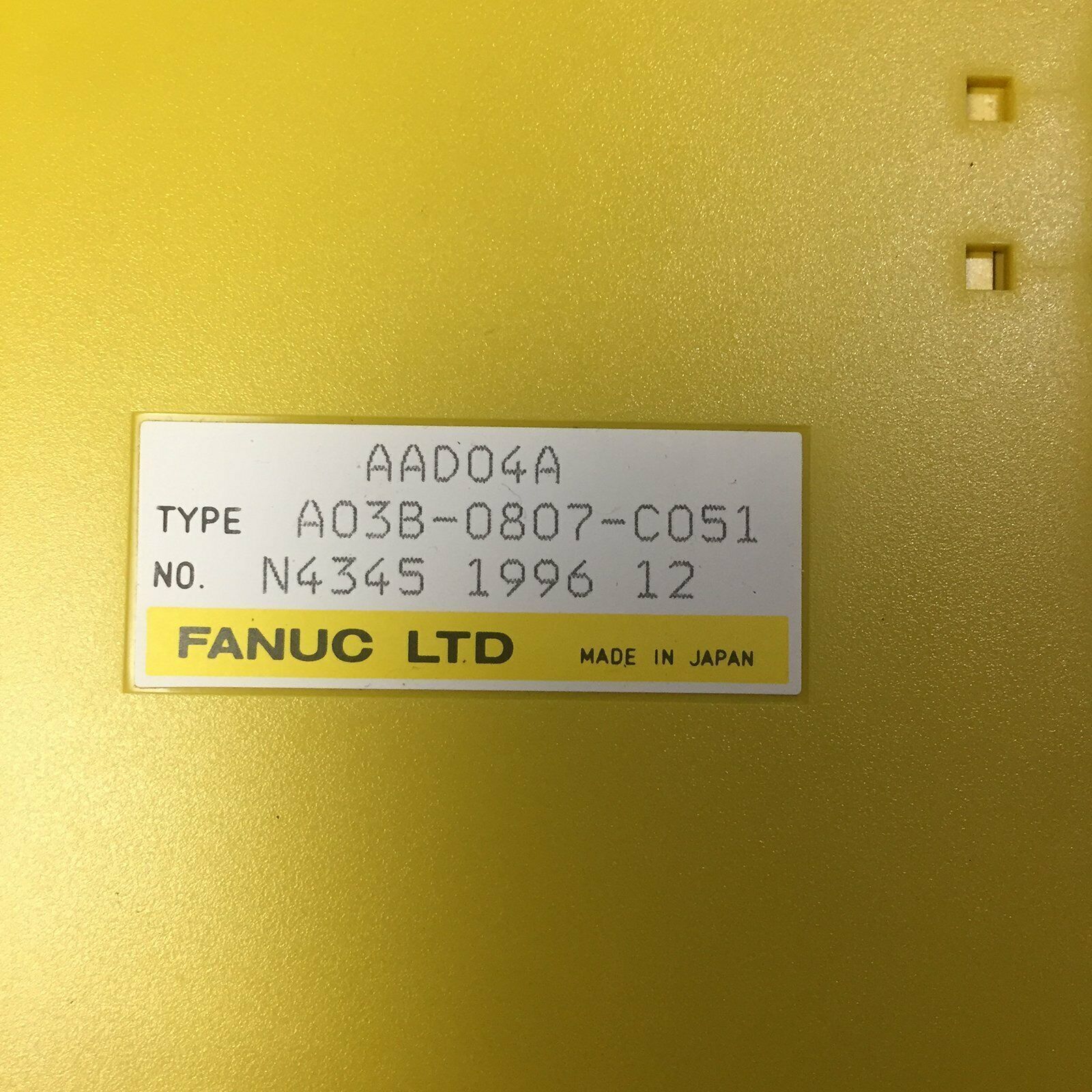 Fanuc A03B-0807-C051 IO module tested in good condition - FANUC