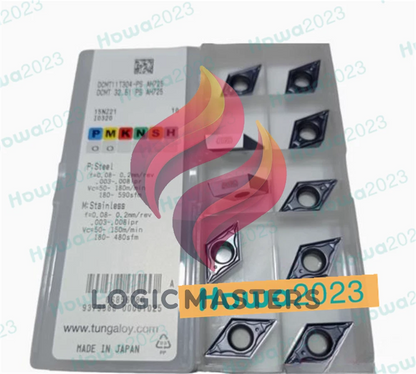 10Pcs/Box Tungaloy DCGT11T304N-JS AH725 DCGT32.51N Turning Blade Carbide Inserts
