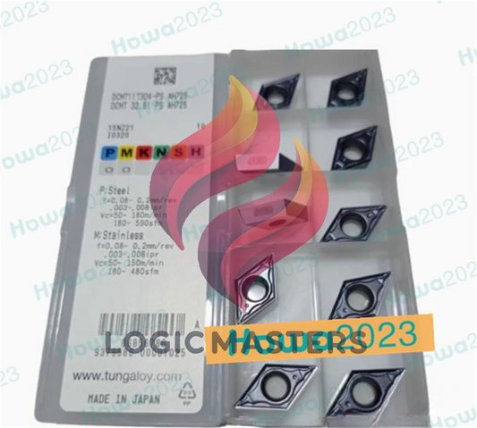 10Pcs/Box Tungaloy DCGT11T304N-JS AH725 DCGT32.51N Turning Blade Carbide Inserts