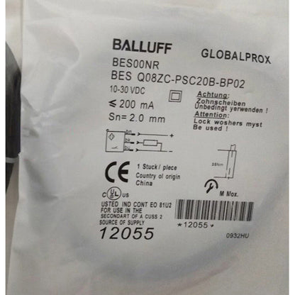 New ONE Balluff Proximity Switch BES Q08ZC-PSC20B-BP02 Fast - BALLUFF