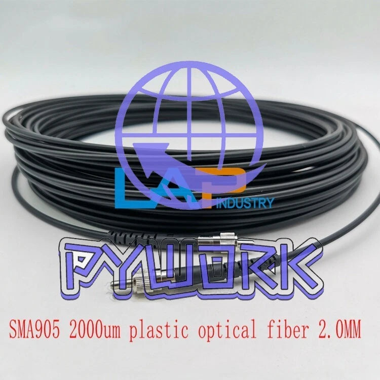 Supply 2000um large core SMA905 optical fiber jumper 2/3/5/10/20/40 Meter