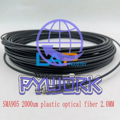 Supply 2000um large core SMA905 optical fiber jumper 2/3/5/10/20/40 Meter