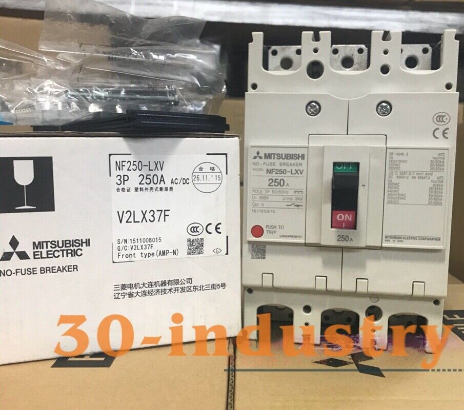 Mitsubishi NF250-LXV Circuit Breaker 3P Air Switch 125A 150A 200A - MITSUBISHI