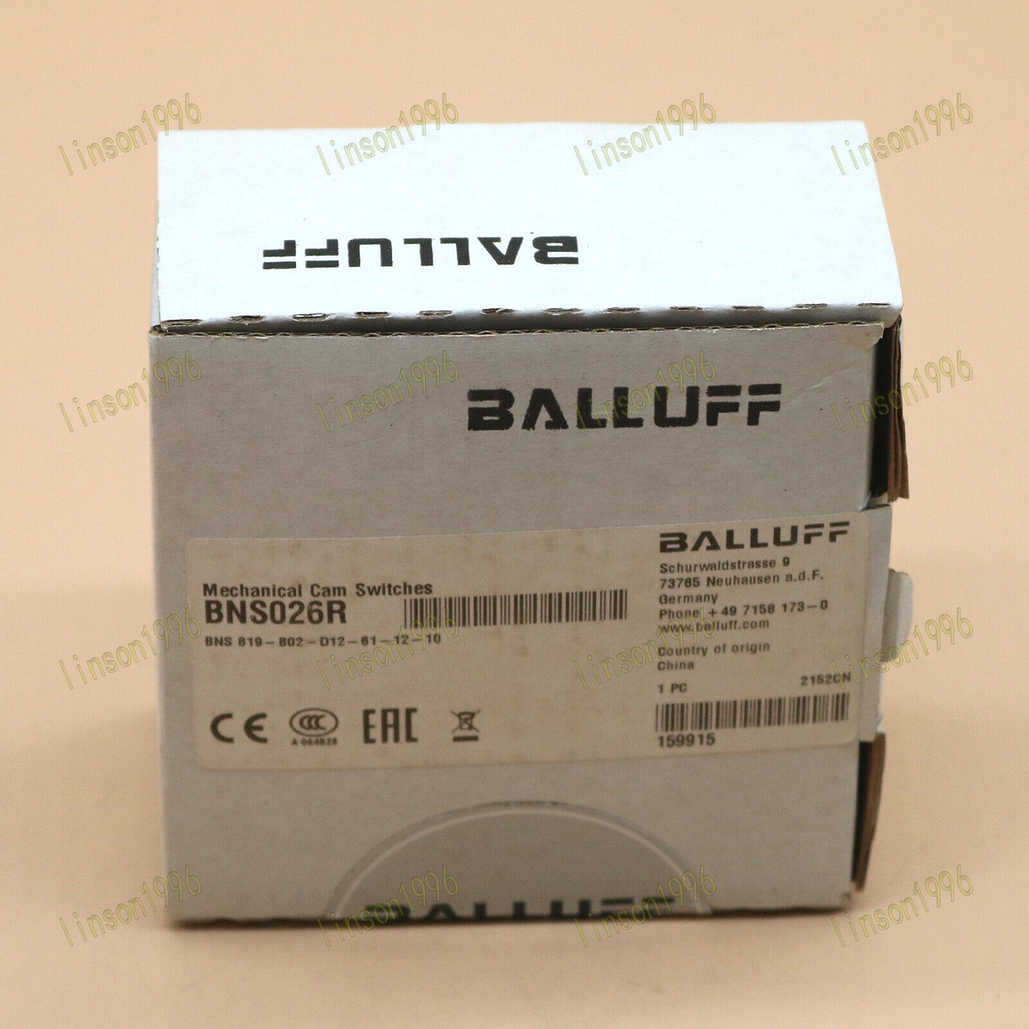 1PC BALLUFF LIMIT SWITCH BNS 819-B02-D12-61-12-10 FAST SHIP - BALLUFF