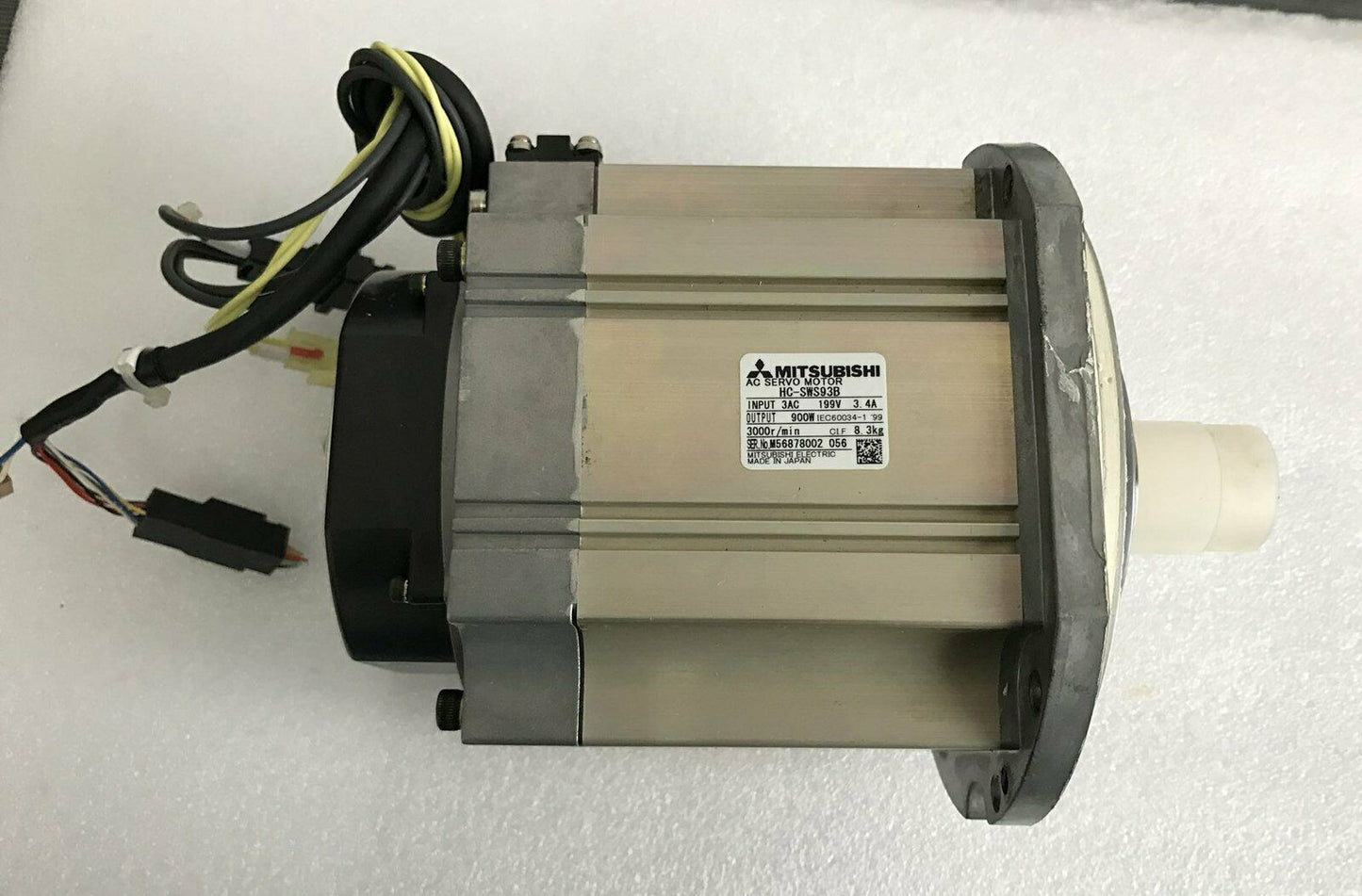Used Mitsubishi HC-SWS93B Hollow Motor Tested Good Condition - MITSUBISHI