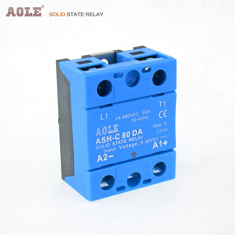 new SSR single phase solid state relay 80A DC-AC ASH-C 80DA