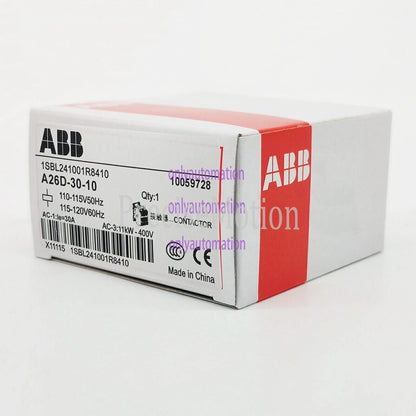 ABB AC contactor A26D-30-10 110V Fast delivery 1PCS