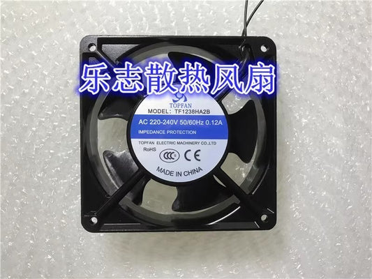 TOPFAN TF1238HA2B AC220V-240V 0.12A Aluminum Frame Cooling Fan