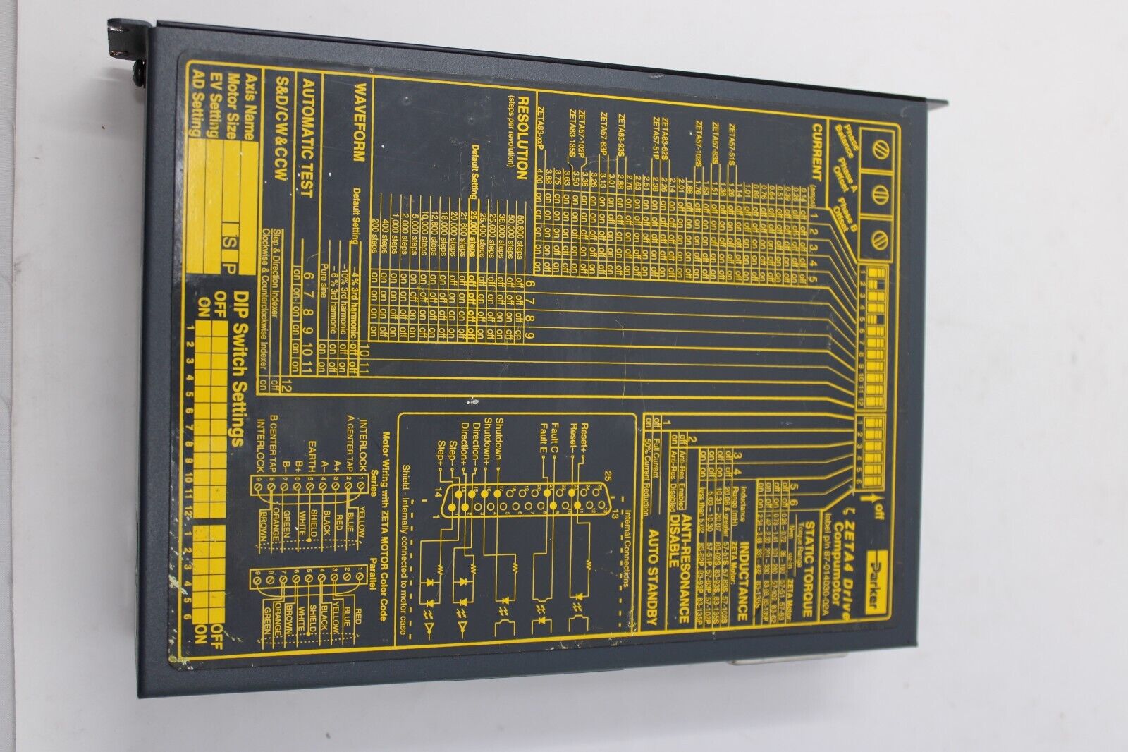 used Parker ZETA83-135 Motor Control