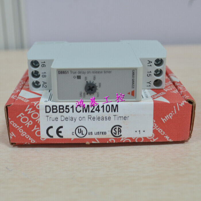 New Carlo Gavazzi Relay DBB51CM2410M with True Delay on Release Timer - CARLO GAVAZZI