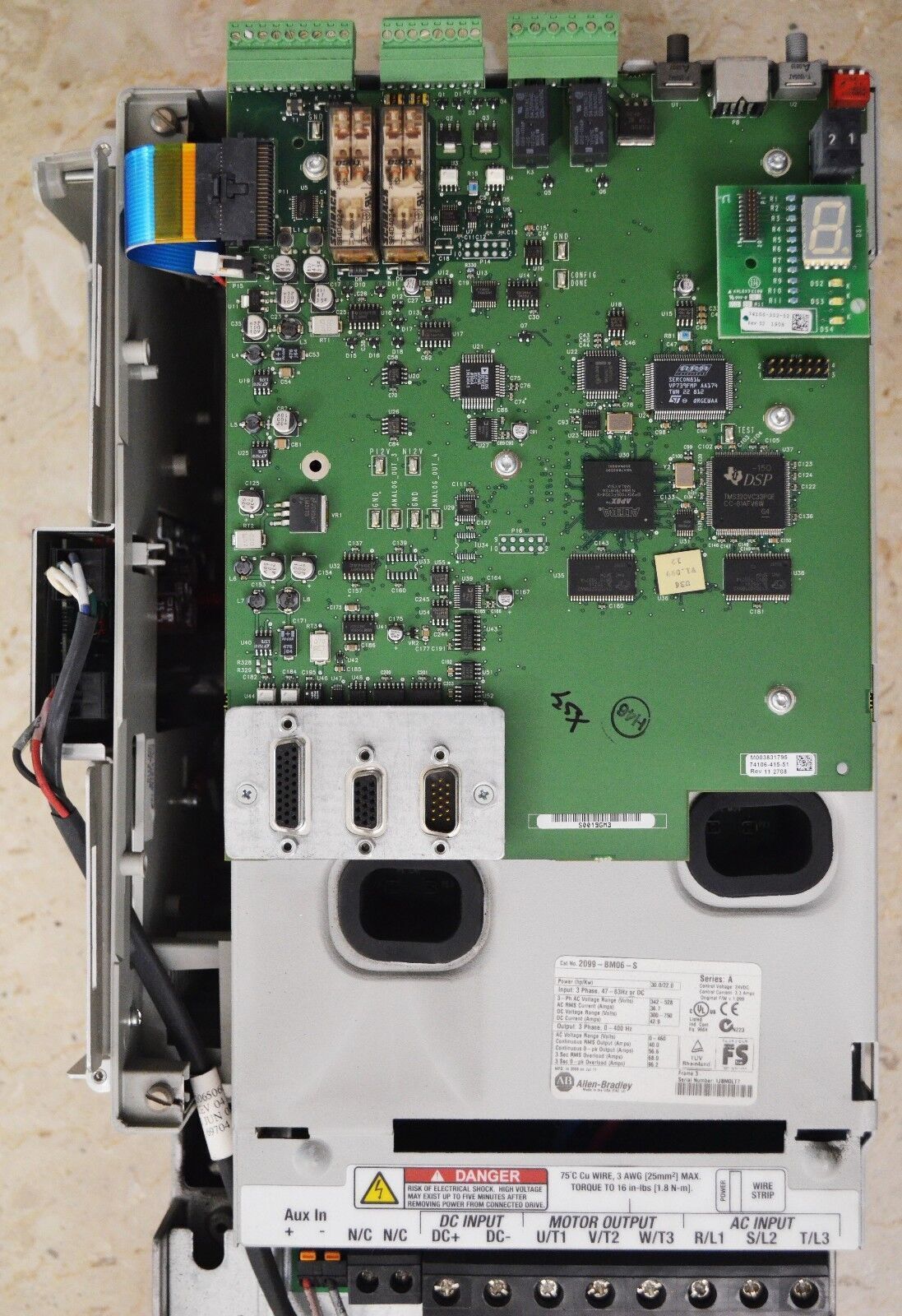 Used Allen-Bradley Kinetix 7000 Servo Drive 2099-BM06-S - ALLEN-BRADLEY