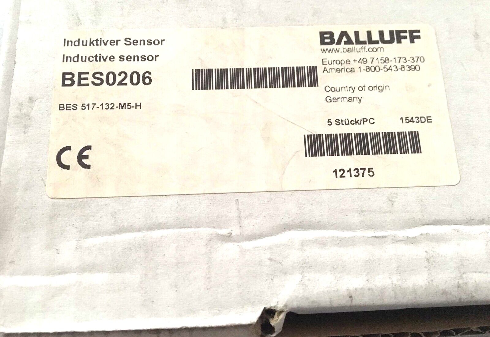 BALLUFF BES 517-132-M5-H Inductive Sensor - BALLUFF