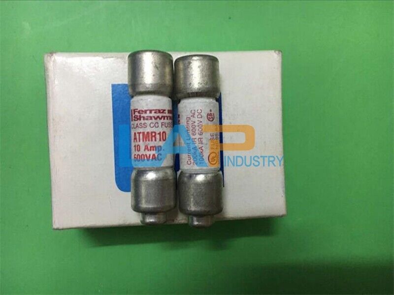 10PCS Ferraz Shawmut ATMR10 10A 600VAC Class-CC Fuses - FERRAZ SHAWMUT