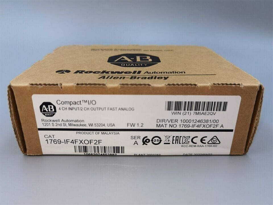 CompactLogix High Speed Module AB 1769-IF4FXOF2F SER - COMPACTLOGIX