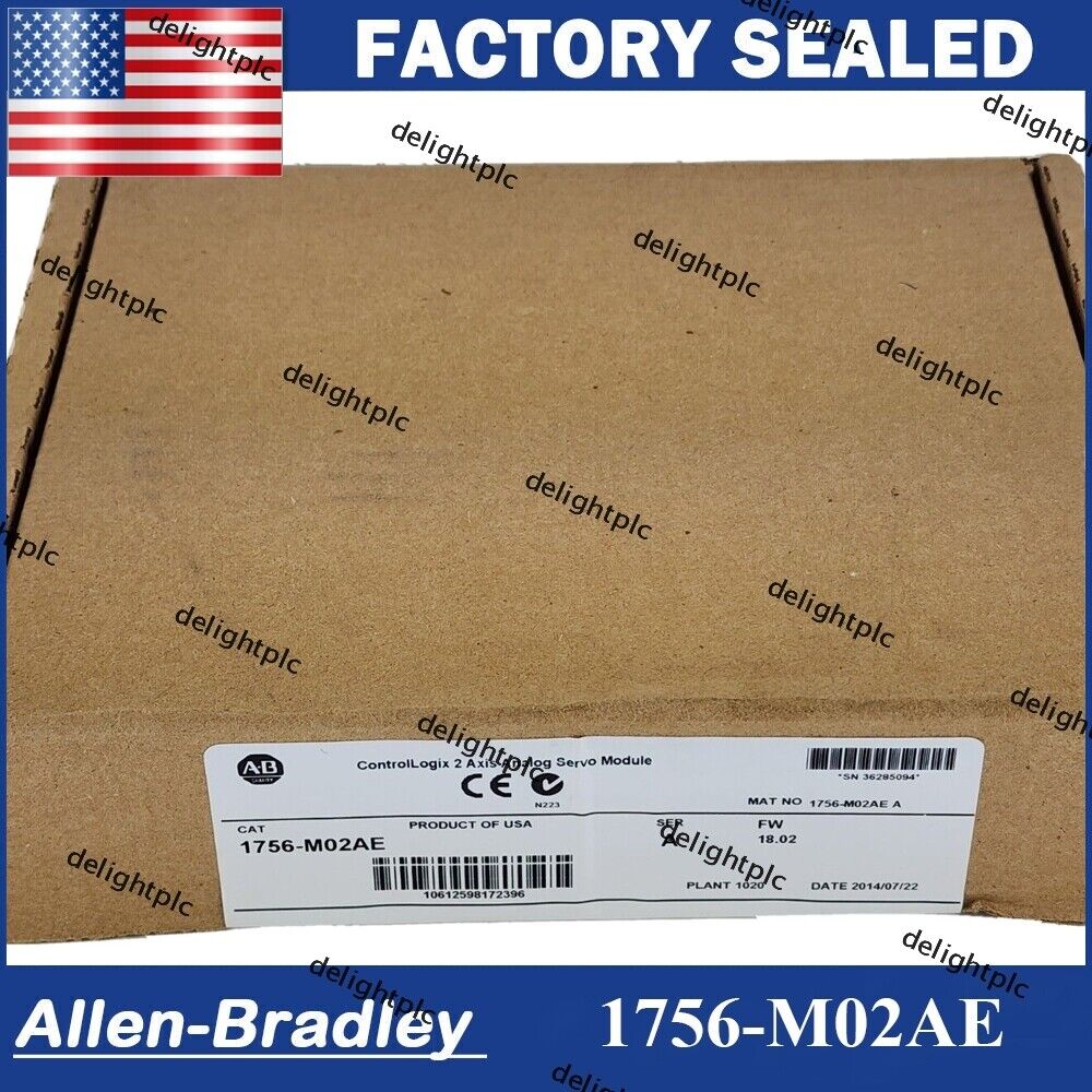 New Factory Sealed AB 1756-M02AE ControlLogix 2-Axis Analog Servo Module - KOEED