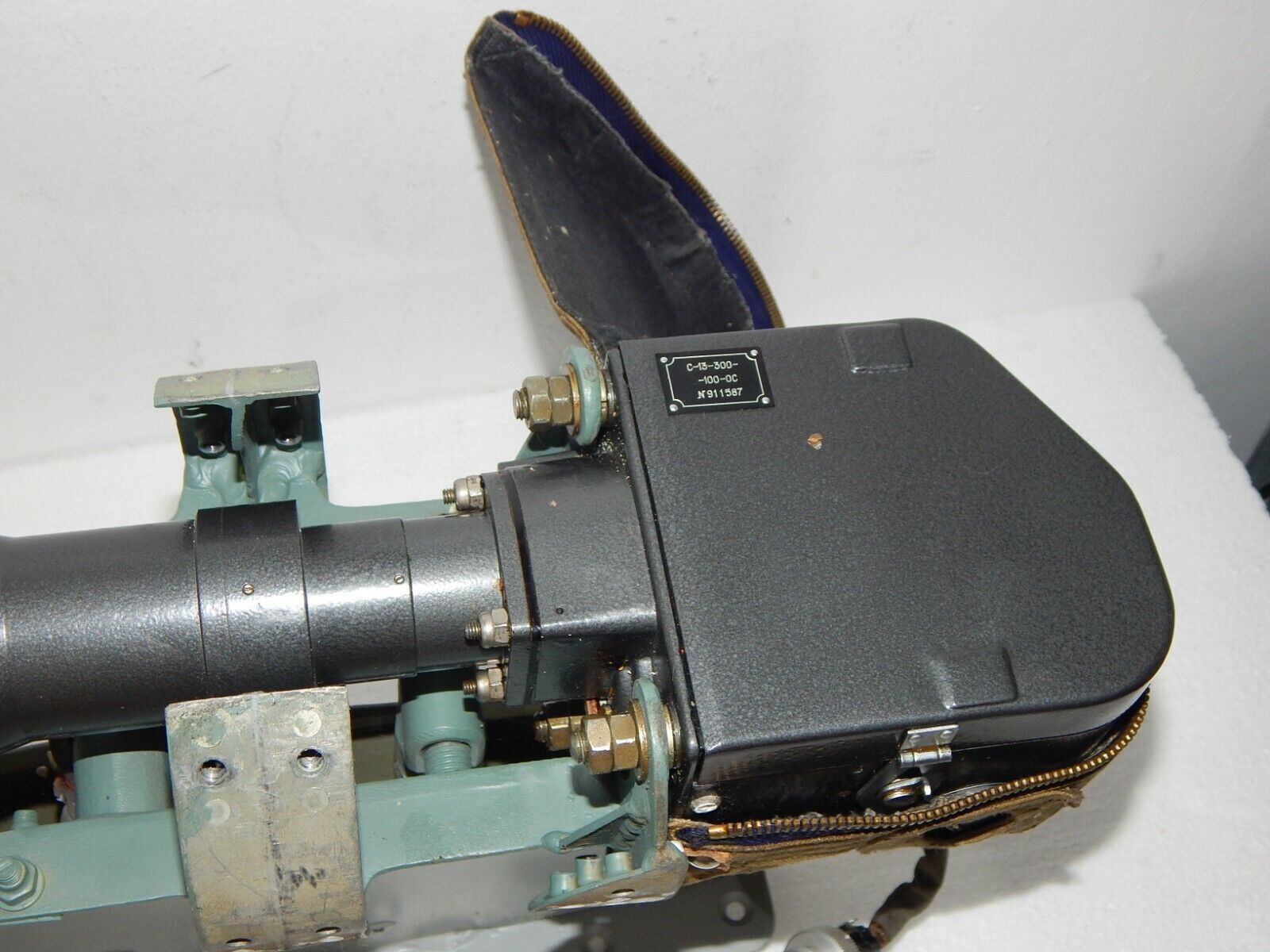 used  MiG-21 camera with housing Russian Military Aircraft plane - rarity