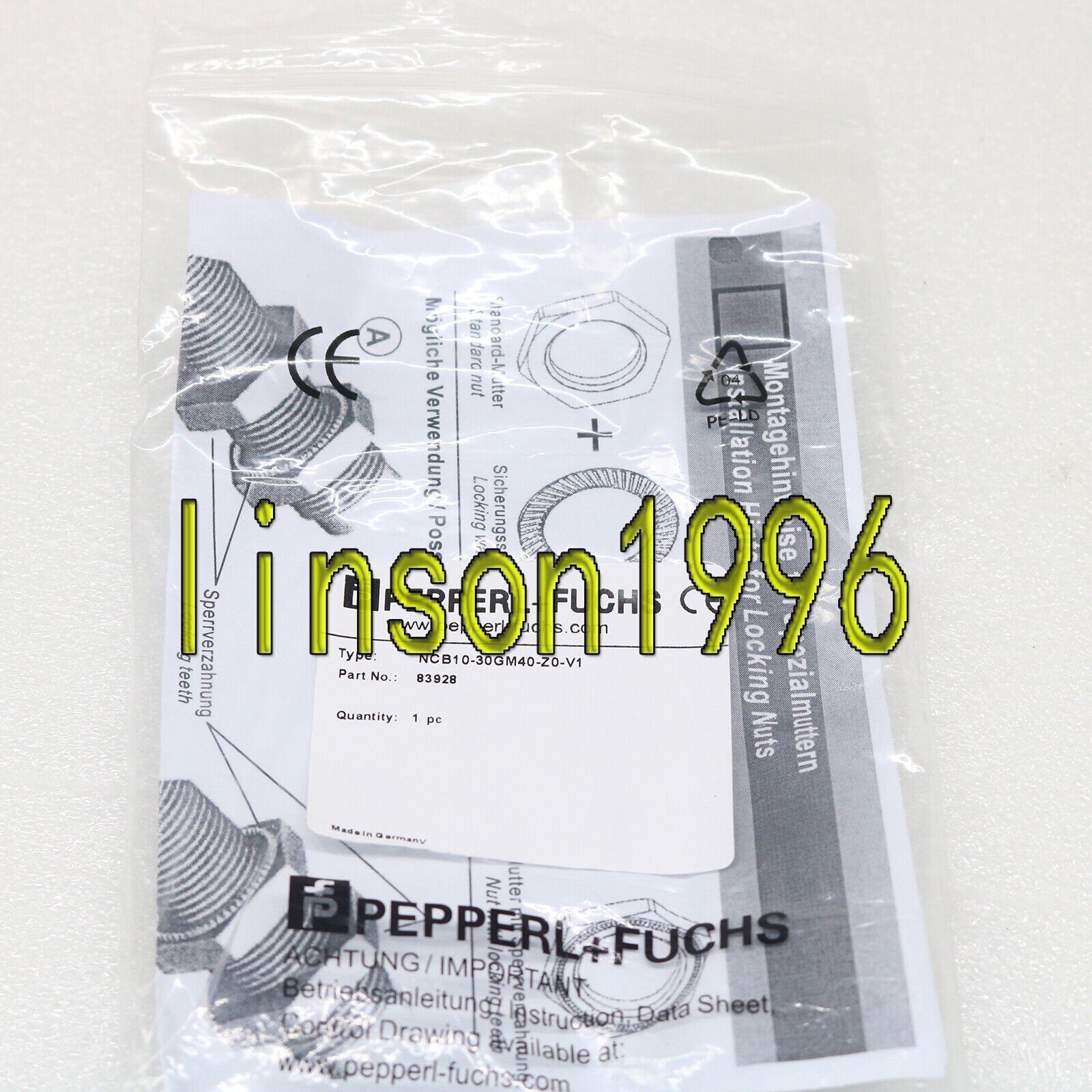 NCB10-30GM40-Z0-V1 Proximity Sensor - PEPPERL+ FUCHS