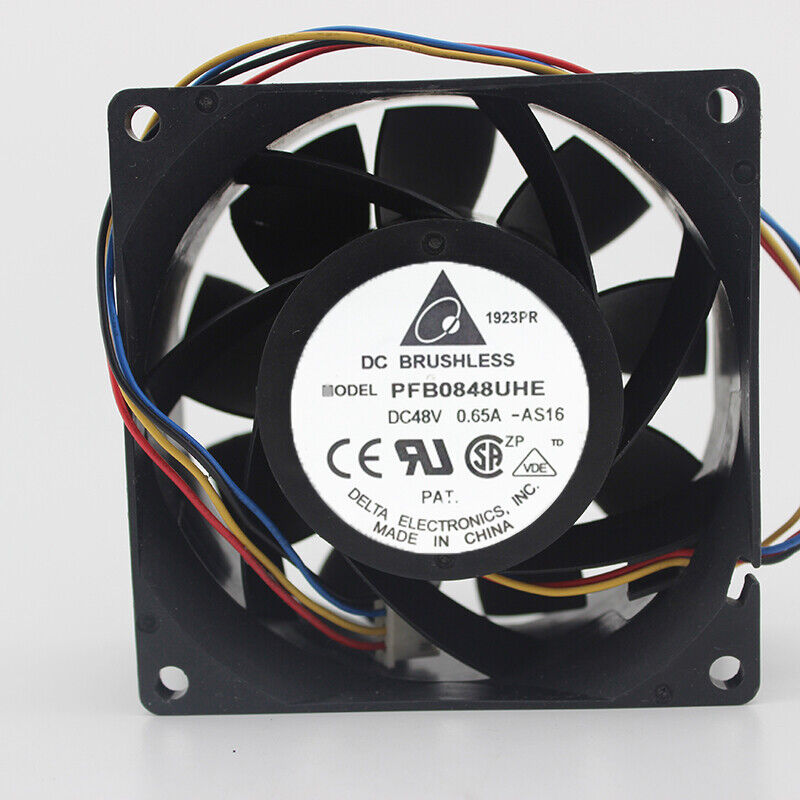 new 1pcs Delta PFB0848UHE 80*38MM 48v 0.65a 80mm silent cooling fan - DELTA