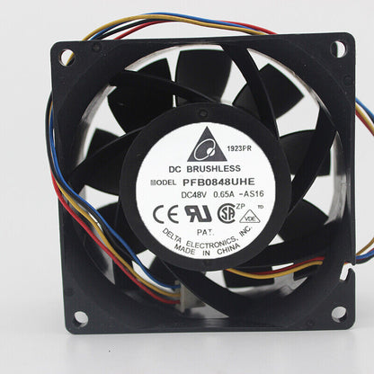 new 1pcs Delta PFB0848UHE 80*38MM 48v 0.65a 80mm silent cooling fan - DELTA