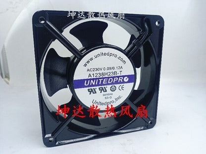 1pcs UNITEDPRO A1238H23B-T 230V 0.12A 12CM 12038 axial fan for cooling fan