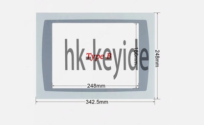 PROTECTIVE FILM for 2711P-RDT12C PanelView Plus 1250 Overlay with Blue Label