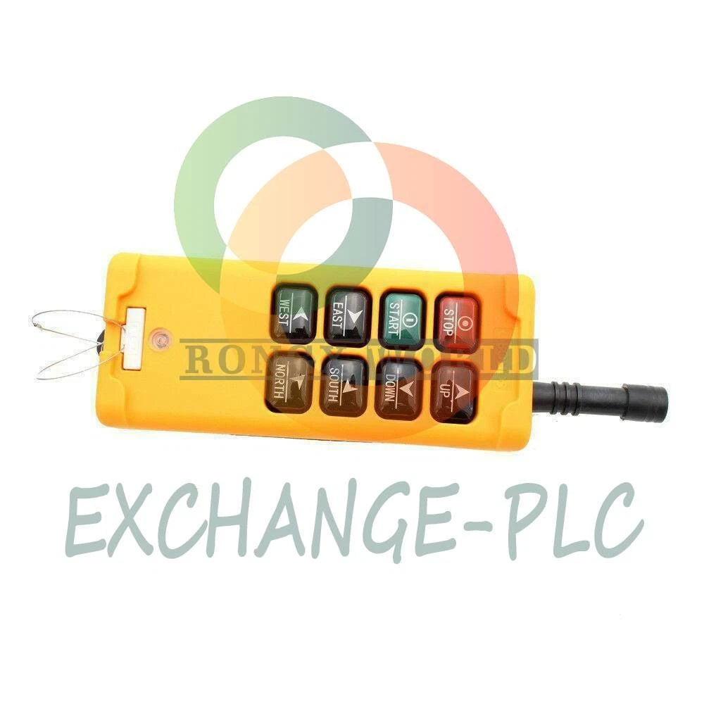 2 Transmitters 8 Channels Industrial Wireless Crane Hoist Remote Control 12-380V