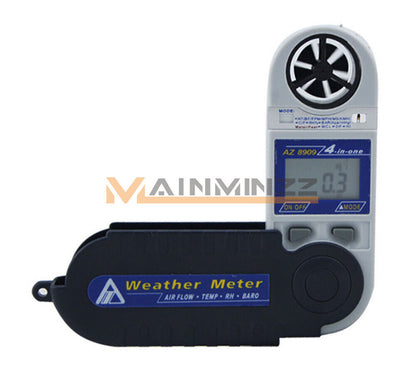 ONE AZ8909 Air Velocity Humidity Dew Point Temperature Tester Pressure Meter - ONE