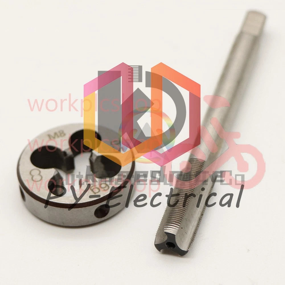 M8 X 0.5 Tap and Die Set Left Hand, M8X0.5 Machine Thread Tap and Round Die