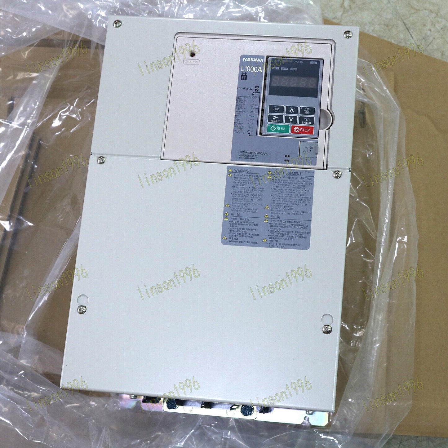 new ONE Yaskawa Inverter Model: CIMR-LB4A0060AAC, 30KW, 1-Year Warranty - YASKAWA