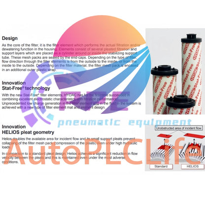 0005L003P 1PC HYDAC Filter Element 0005 L 003 P Material-No.309450 Fast Ship