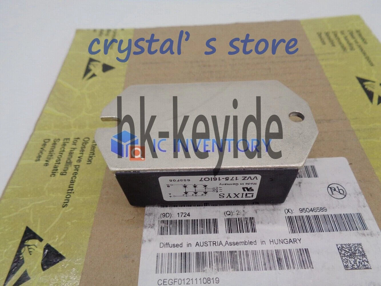 1PCS IXYS VVZ175-16IO7 Power Module Quality Guarantee VVZ175-16I07