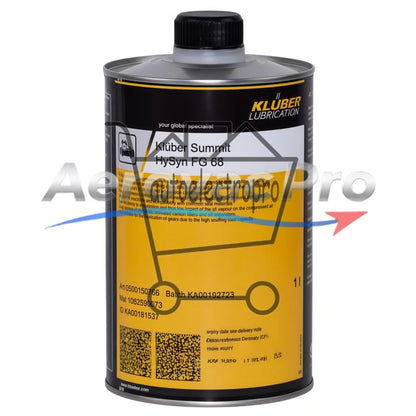 1Pcs KLUBER Lubrication Klubersynth FG 68 1L ( 1000ml) SAFE RELIABLE