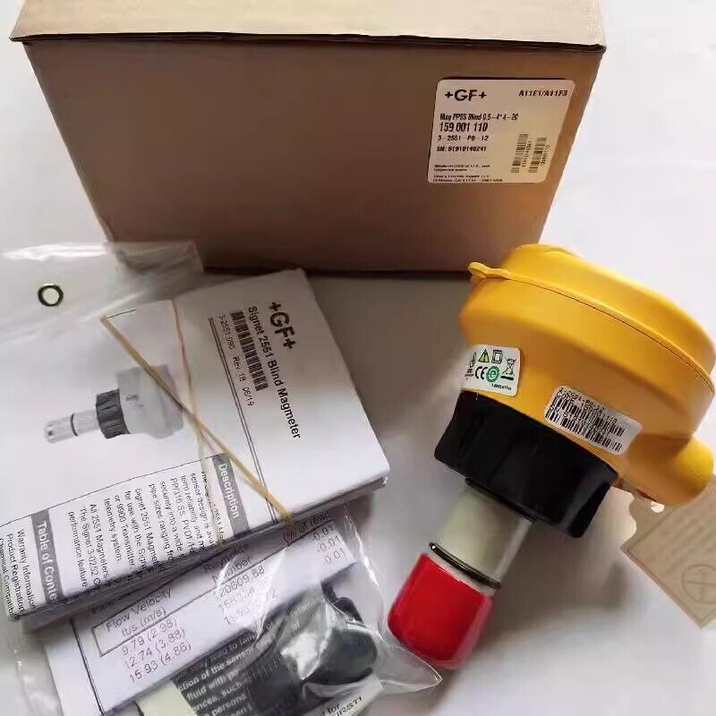 new 1pcs +GF+ Signet 3-2551-P0-12 Plug in Electromagnetic Flowmeter - SIGNET ELECTROMAGNETIC DEVICES