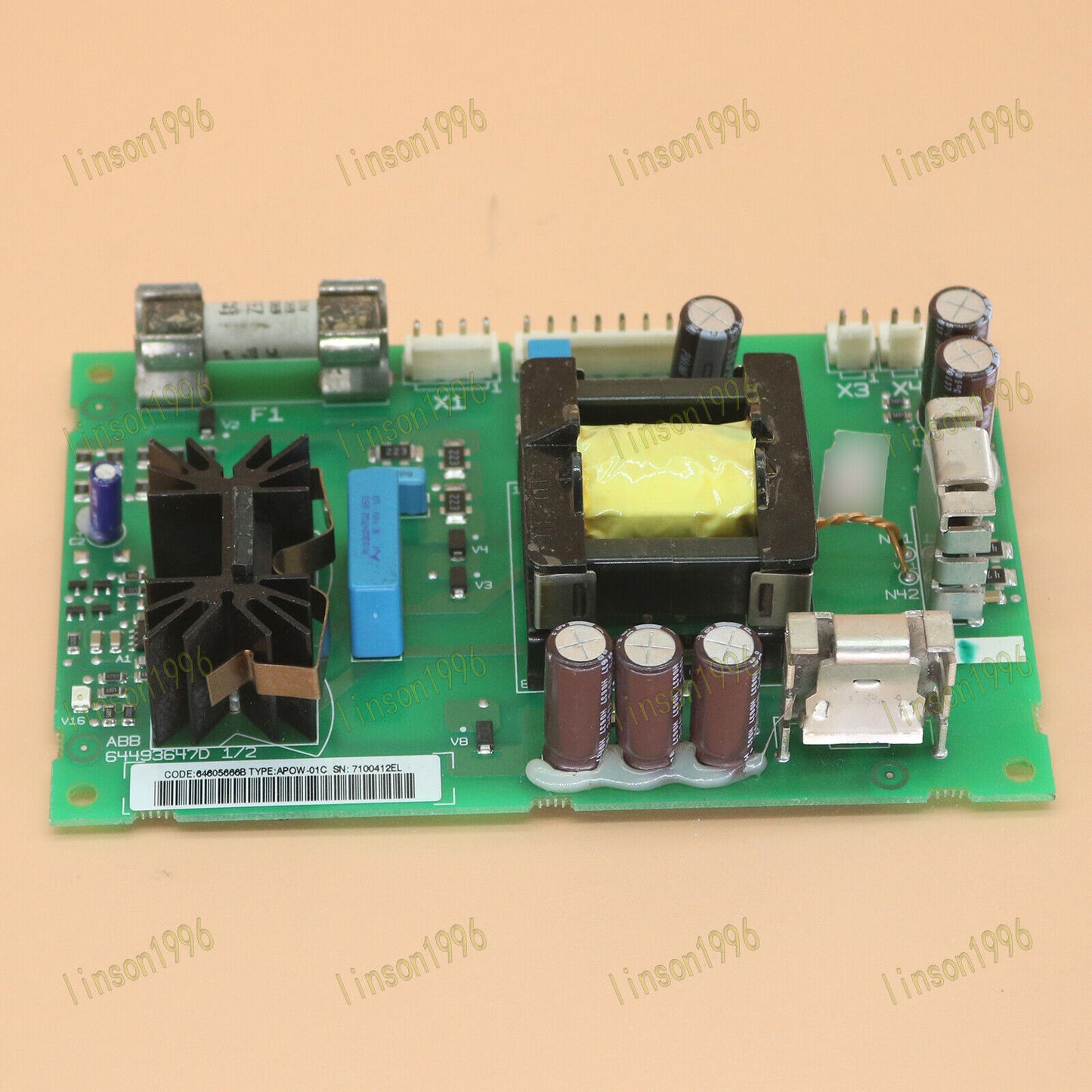 ABB Power Supply Board ACS800 APOW-01C in Good Condition - ABB