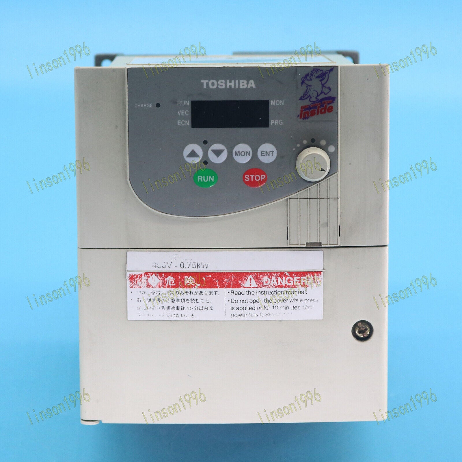 used one  For TSB inverter VFS9-4007PL-WN(1) 0.75KW 380V tested ship koeed