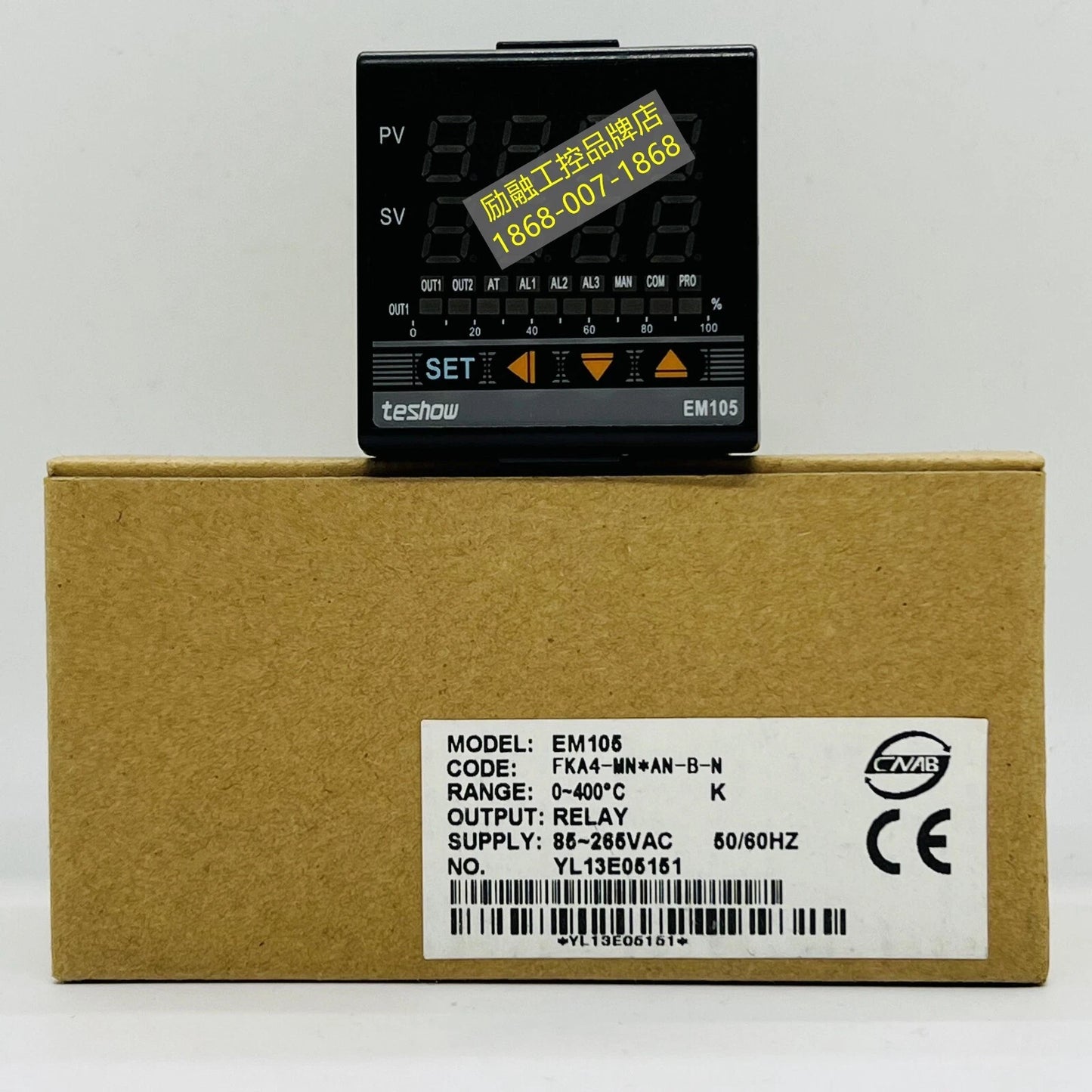 teshow EM105-FKA4-MN*AN-B-N Thermostat Meter