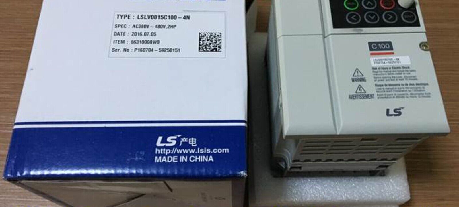 new  LS inverter LSLV0015C100-4N LSLV0015C100-4NS IN BOX LS