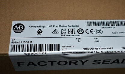 Allen Bradley 5069-L310ERM 1MB Enet Motion Controller - ALLEN BRADLEY