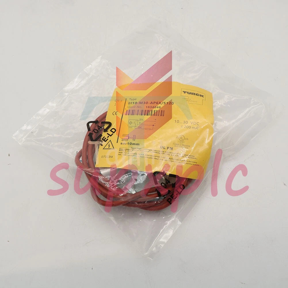 Turck BI10-M30-AP6X/S120 Inductive Sensor Threaded Barrel DC 3-Wire 1PCS