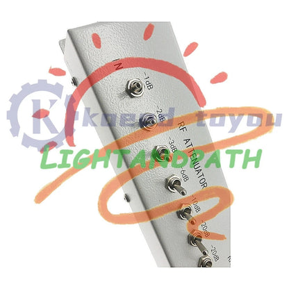 1Pcs 0 - 82DB VARIABLE/ STEP ATTENUATOR 50 OHM for Radio Transmitter~