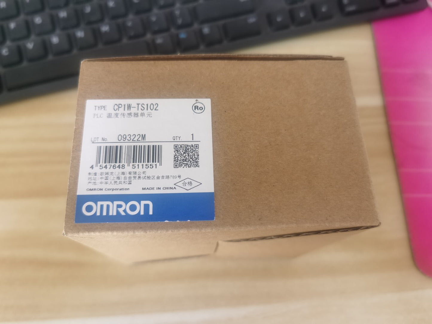 1PCS Omron CP1W-TS102 CP1WTS102 Temperature Sensor Unit In Box